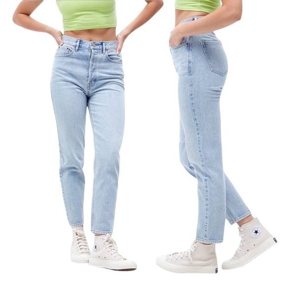 PacSun Denim - PACSUN ultra high rise slim skinny mom jeans with button fly